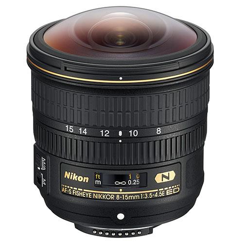 Nikon AF-S NIKKOR 8-15mm f/3.5-4.5E ED Fisheye lens