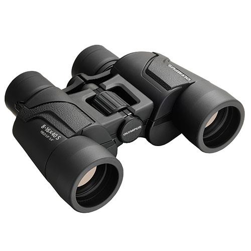 Olympus 8-16x40 S Binoculars in Black