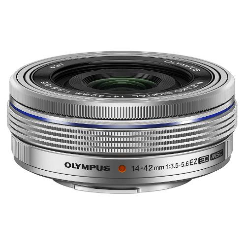 Olympus M.ZUIKO Digital ED 14-42mm f/3.5-5.6 EZ Lens in Silver