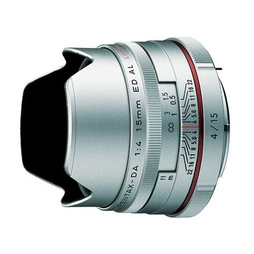 Pentax DA 15mm f/4 ED AL Limited Lens in Silver