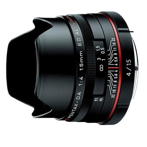 Pentax HD DA 15mm f/4 ED AL Limited Lens in Black