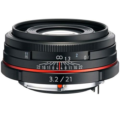 Pentax HD DA 21mm F3.2 AL Black Lens