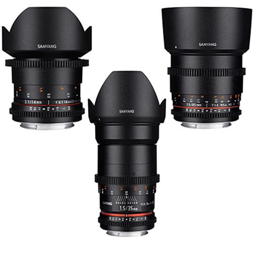 Samyang VDSLR Lens Kit 2 for Canon