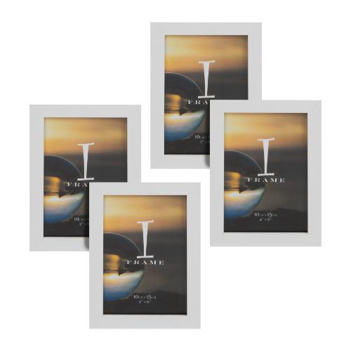 Widdop iFrame Set of 4 White 4 x 6' Photo Frames