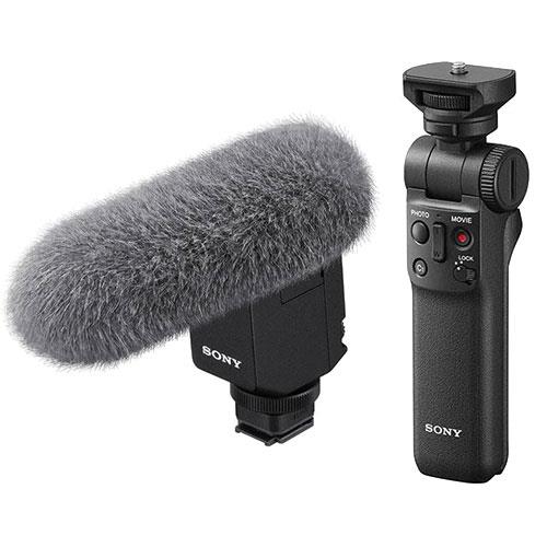Sony ECM-B1M Shotgun Microphone and Sony GP-VPT2BT Grip
