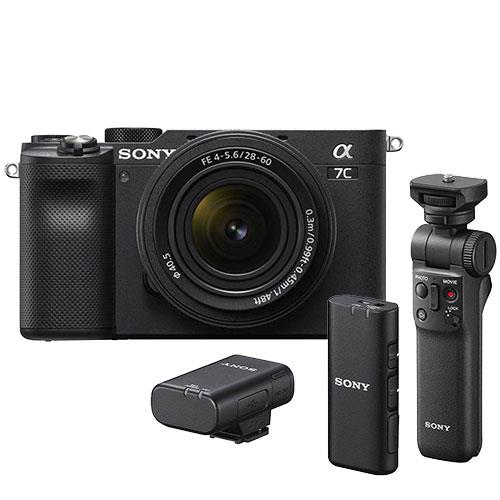 Sony a7C Mirrorless Camera in Black with FE 28-60mm Lens Creator Kit