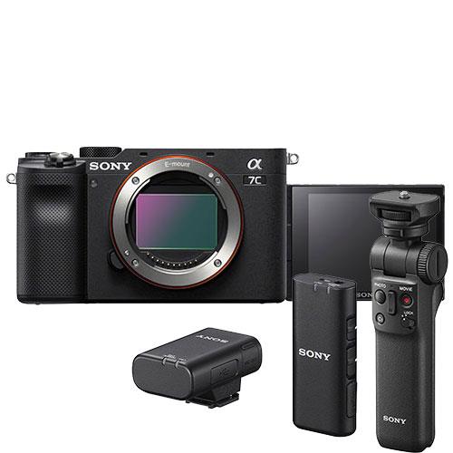 Sony a7C Mirrorless Camera Body in Black Creator Kit