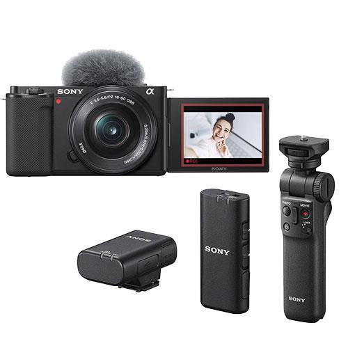Sony ZV-E10 Mirrorless Vlogger Camera with 16-50mm Lens Creator Kit